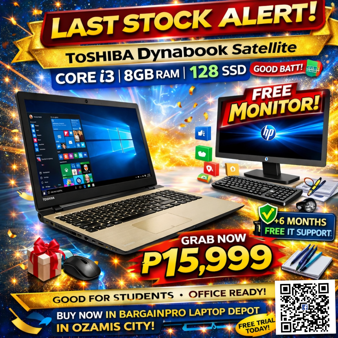 Toshiba Dynabook Satellite Core i3 | Laptop sa Ozamis City