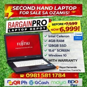 LAPTOP DEAL SA MISOCC – BELOW 10K! ⚡FUJITSU LIFEBOOK A577 (Paunhanay)