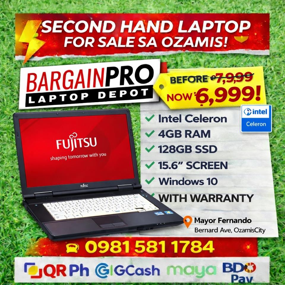LAPTOP DEAL SA MISOCC – BELOW 10K! ⚡FUJITSU LIFEBOOK A577 (Paunhanay)