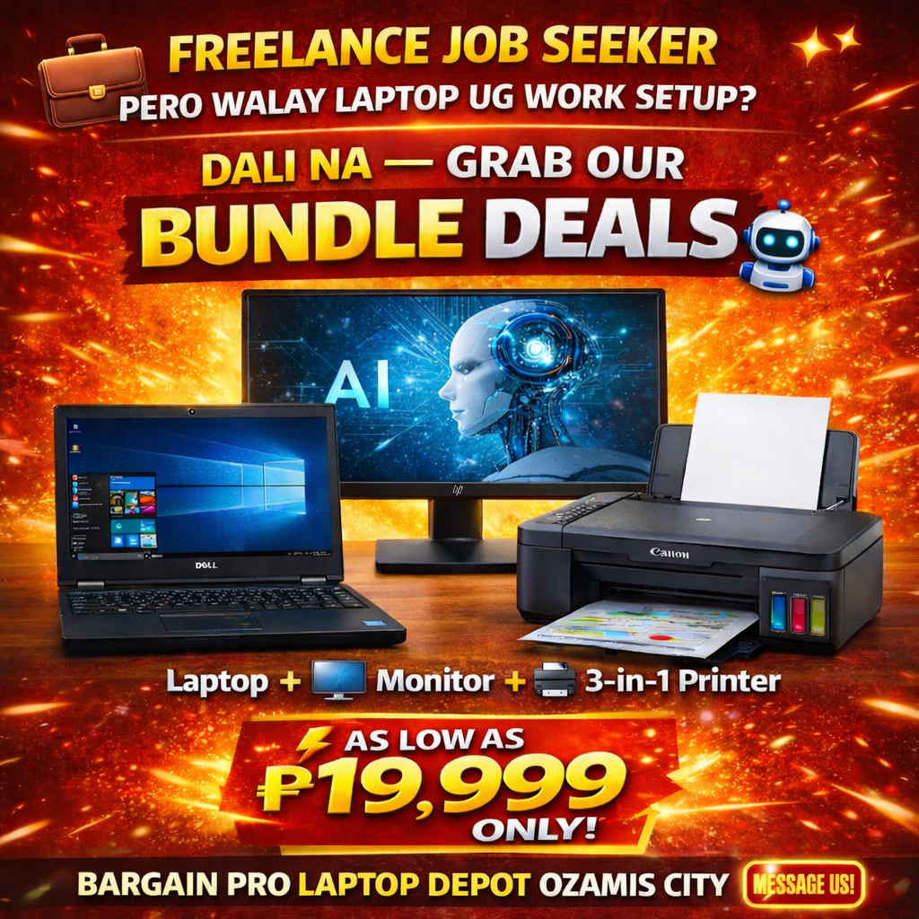 Freelancer Laptop Bundle Deal ₱19,999 | Ozamis City