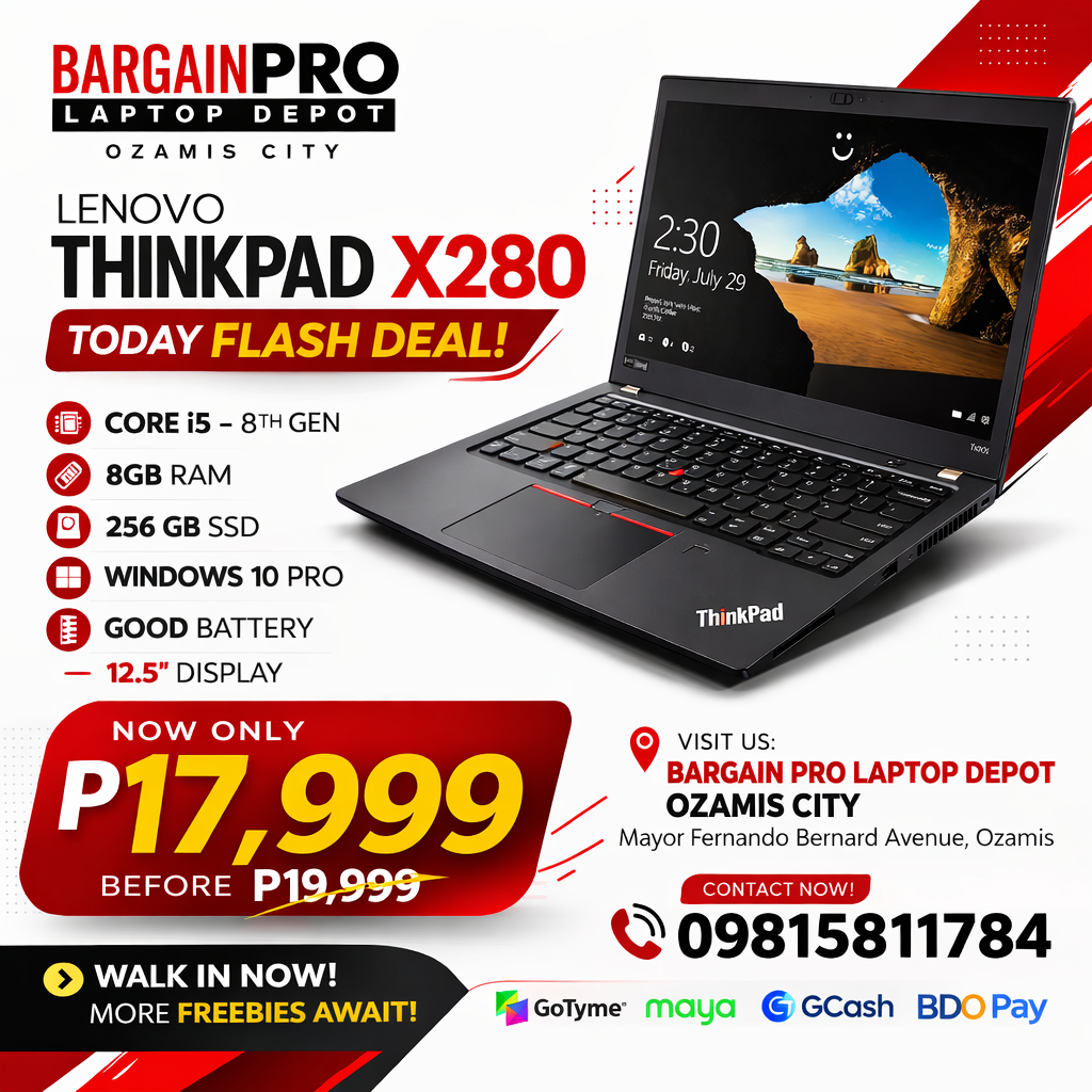 Flash offer today!  ⚡💻 Lenovo ThinkPad X1 Carbon