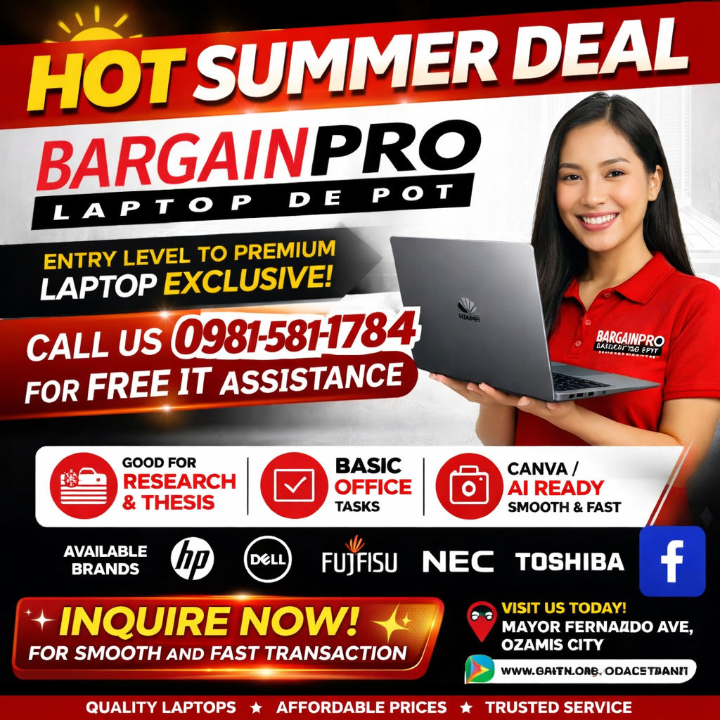 Back-to-School Laptop Deals in Ozamiz City | From ₱11,999