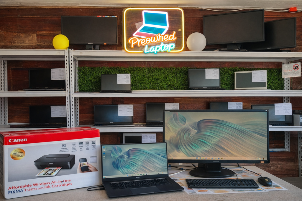 🔥 HOT BUNDLE DEAL 🔥 Huwaie Laptop + Monitor + 3n1 Printer All in One!