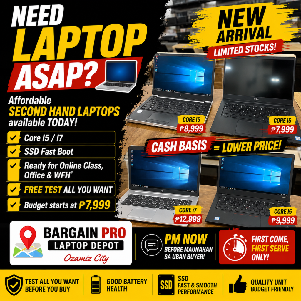 Affordable Budget Laptops in Ozamis City for Everyone