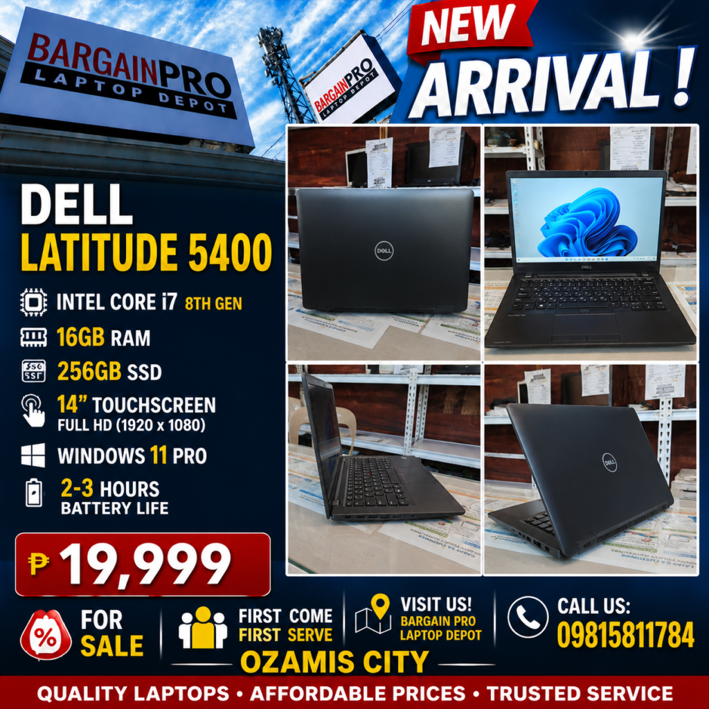 Affordable Second Hand Laptops in Ozamis City | Bargain Pro Laptop Depot